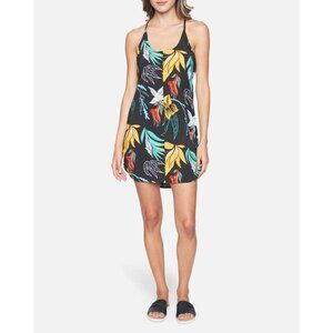 Hurley Women's Coastal Domino Floral Tropical 2 Way Dress Size S